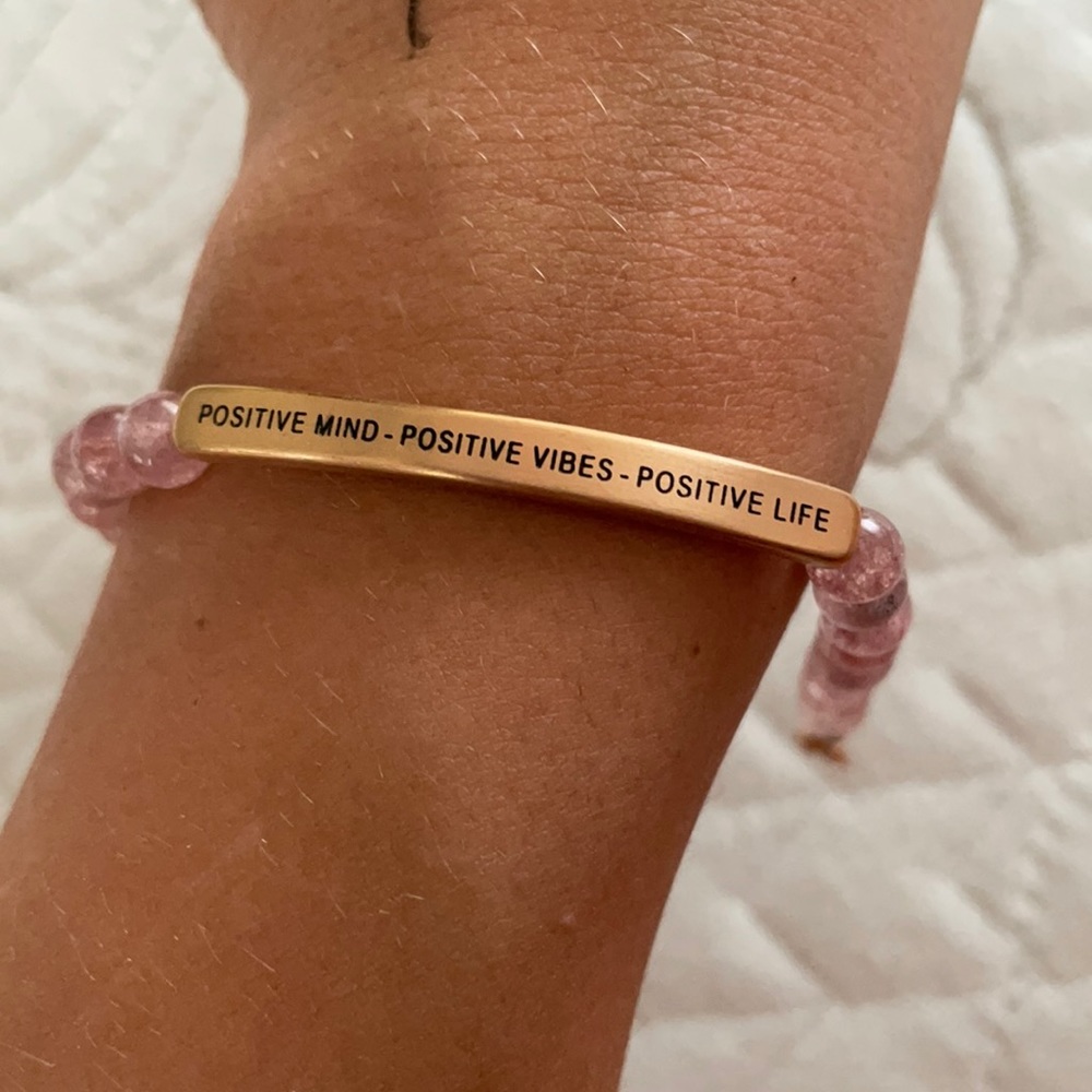 Brand new rose quartz bracelet